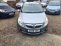 Used Vauxhall Corsa Club 2008 Silver Hatchback