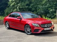 Used Mercedes E220 AMG Line Premium 2017 Red Sedan