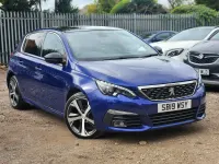 Used Peugeot 308 GT-line 2019 Blue Hatchback