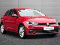 Used VW Polo Style 95 HP (69 kW) 2023 Kings red Hatchback