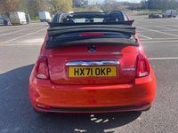 Used Fiat 500 Pop 70 HP (51 kW) 2022 Orange Cabriolet