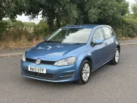 Used VW Golf VII SE 2013 Blue Hatchback