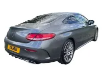 Used Mercedes C220 AMG line 170 HP (125 kW) 2017 Grey Coupe