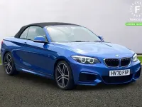 Used BMW 218 M Sport 136 HP (100 kW) 2020 Blue Cabriolet