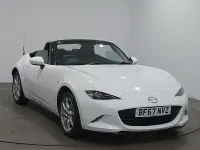 Used Mazda MX5 131 HP (96 kW) 2017 White Cabriolet