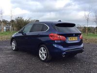 Used BMW 218 Active Tourer Luxury Line 148 HP (108 kW) 2018 Blue MPV