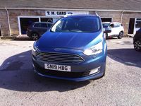 Used Ford C-MAX Titanium X 120 HP (88 kW) 2019 Blue MPV