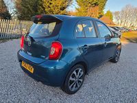 Used Nissan Micra Tekna 2013 Blue Hatchback