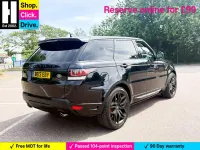 Used Land Rover Range Rover Sport Autobiography Dynamic 510 HP (375 kW) 2017 Black SUV