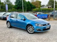 Used VW Golf VII GT 150 HP (110 kW) 2015 Blue Hatchback