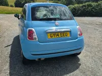 Used Fiat 500 69 HP (50 kW) 2014 Blue Hatchback