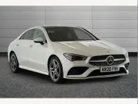 Used Mercedes CLA220 AMG Line Premium Plus 187 HP (137 kW) 2020 White Coupe