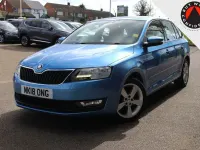 Used Skoda Rapid SE 95 HP (69 kW) 2018 Blue Hatchback