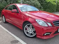 Used Mercedes E250 2010 Red Coupe