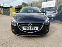 Used Mazda 2 105 HP (77 kW) 2016 Blue Hatchback