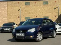 Begagnad VW Polo S 55 HK (40 kW) 2006 Blå Halvkombi