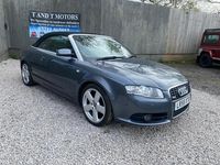 Used Audi A4 Cabriolet S-Line 2008 Grey Cabriolet