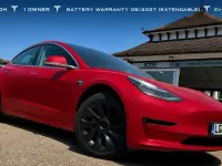 Used Tesla Model 3 Standard Range 239 kW (325 HP) 2019 Red Sedan