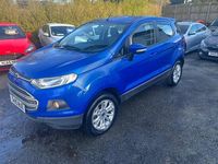 Used Ford Ecosport Zetec 2015 Blue SUV