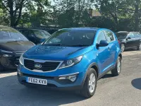 Begagnad Kia Sportage 2012 Blå SUV