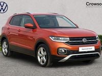 Used VW T-Cross SEL 2021 Orange SUV