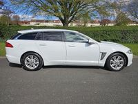 Used Jaguar XF Luxury 2013 White Estate