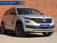Used Skoda Kodiaq SportLine 150 HP (110 kW) 2018 Silver SUV