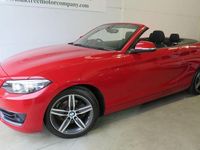 Used BMW 218 Sport Line 136 HP (100 kW) 2019 Red Cabriolet
