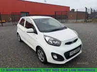 Used Kia Picanto 68 HP (50 kW) 2014 White Hatchback
