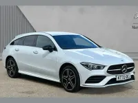 Used Mercedes CLA250e AMG Line Premium 214 HP (157 kW) 2022 White Sedan