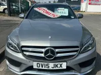 Used Mercedes C300 AMG Line Premium Plus 2015 Silver Estate