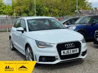 Usado Audi A1 Sportback S-Line 140 HP (102 kW) 2013 Branco Citadino