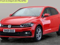 Used VW Polo R-line 116 HP (85 kW) 2020 Red Hatchback