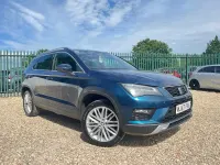 Used Seat Ateca XCELLENCE 150 HP (110 kW) 2017 Blue SUV