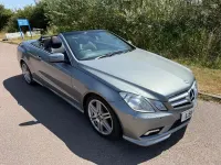 Used Mercedes E220 167 HP (122 kW) 2011 Silver Cabriolet