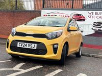 Used Kia Picanto 2024 Yellow Hatchback