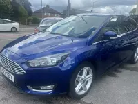 Used Ford Focus Titanium 120 HP (88 kW) 2017 Blue Hatchback
