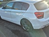 Begagnad BMW 114 Sport Line 2013 Vit Halvkombi