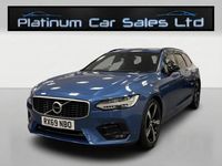 Used Volvo V90 R-Design 190 HP (139 kW) 2019 Blue Estate