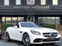Used Mercedes SLC300 AMG line 2019 White Cabriolet