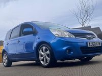 Used Nissan Note Tekna 90 HP (66 kW) 2010 Blue Hatchback