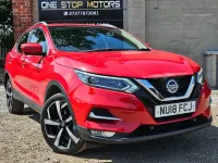 Used Nissan Qashqai Tekna 130 HP (95 kW) 2018 Red SUV