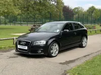 Begagnad Audi A3 S-Line 2012 Svart Halvkombi