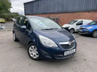Used Vauxhall Meriva 98 HP (72 kW) 2011 Blue MPV