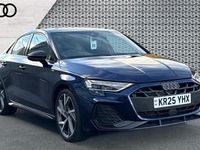 Used Audi A3 Black Edition 150 HP (110 kW) 2025 Blue Sedan