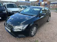 Usado Seat Leon SE 105 HP (77 kW) 2015 Preto Citadino