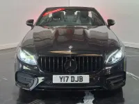 Used Mercedes E220 AMG line 2018 Black Cabriolet