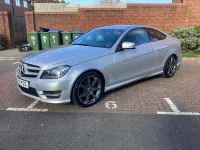 Used Mercedes C220 Sport Edition 170 HP (125 kW) 2014 Silver Coupe