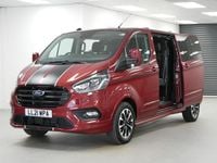 Used Ford Transit Custom Sport 185 HP (136 kW) 2021 Red Estate