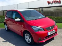 Used Seat Mii Design 60 HP (44 kW) 2018 Red Hatchback